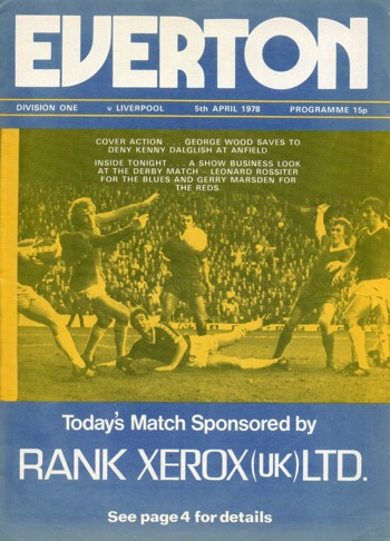 Match programme